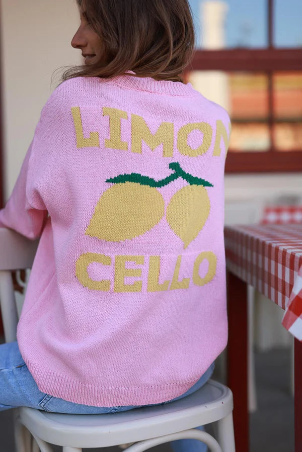 Pink Limoncello Knit Sweater