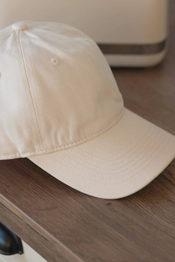 Cream Utility Baseball Cap