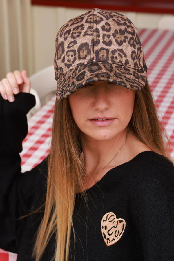 Leopard Print Baseball Cap