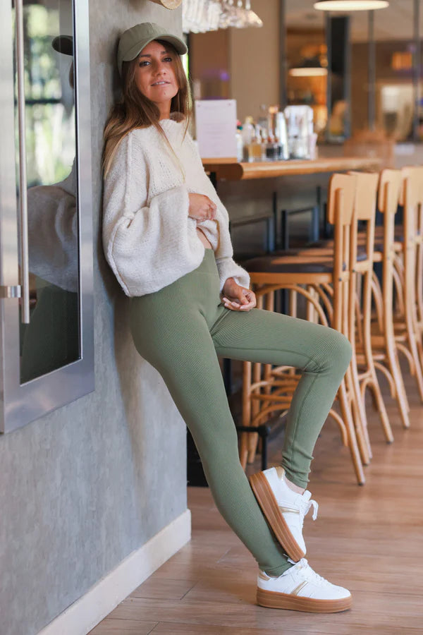 Olive Butter Soft Stretch Leggings